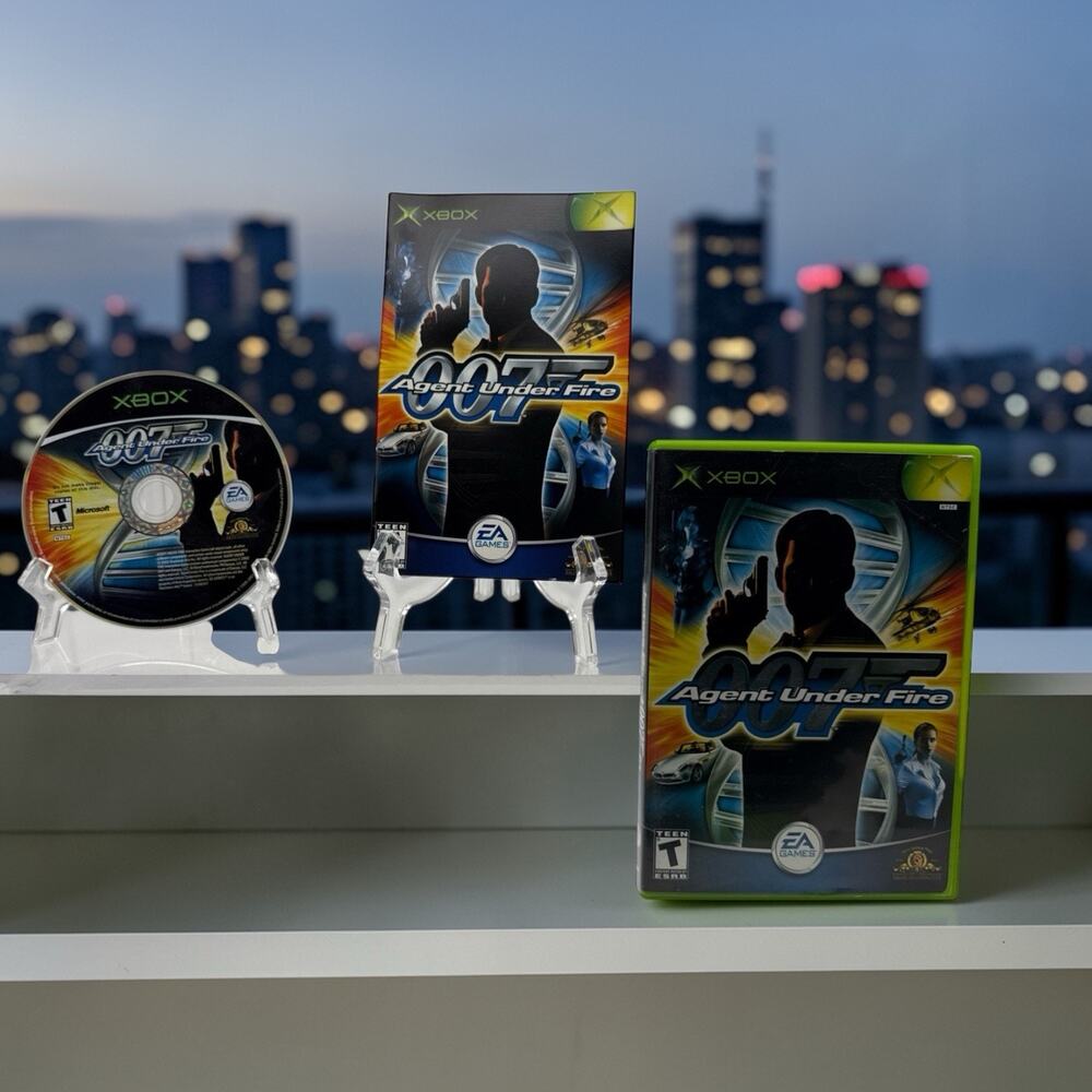 James Bond 007 Agent Under Fire - Xbox Original - Complete in Box CIB Tested